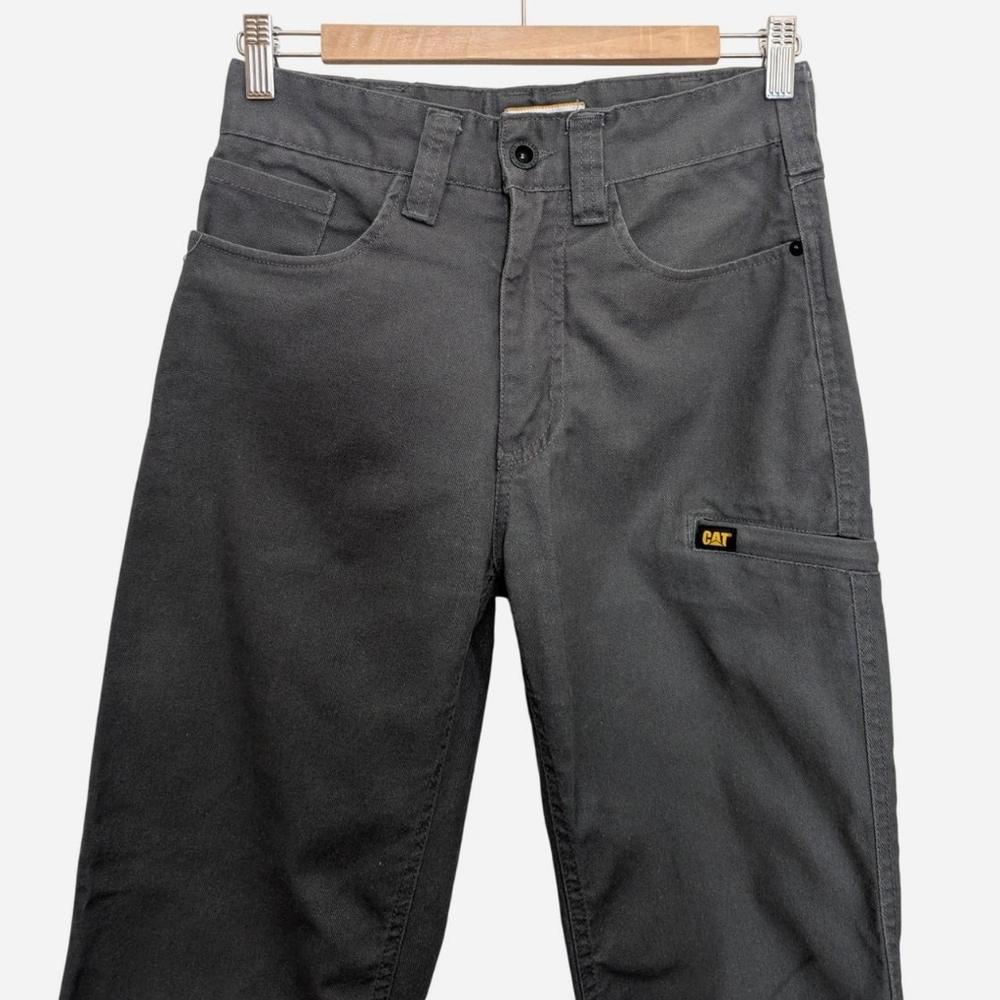 CAT Caterpillar Men's Gray 28x32 Authentic Work Pant Multi Tool Pockets